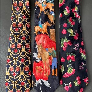 Set of 3 Brioni, Leonard, Feraud ties